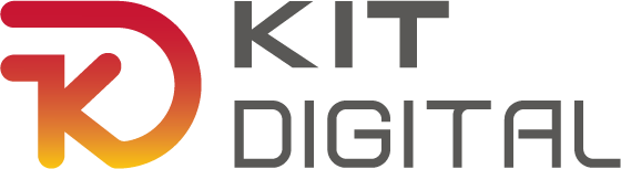 Logotipo de Kit Digital, un programa que impulsa la transformación digital de pequeñas y medianas empresas en España.